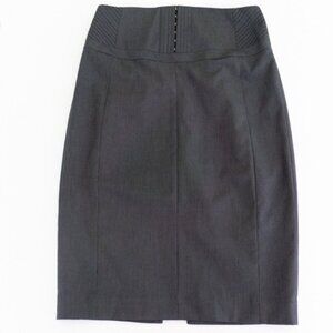 Vintage Y2K Express Pencil Skirt 2 office siren grey gray